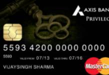 Axis Bank Privilege Credit Card