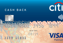Citibank Cash Back Credit Card