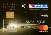 HDFC Regalia First Credit Card