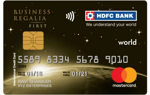 HDFC Regalia First Credit Card