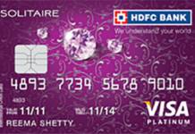 HDFC Solitaire Credit Card Reviews