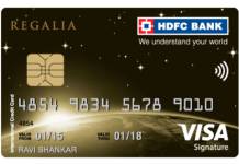 HDFC VISA Regalia
