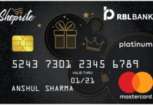 RBL SHOPRITE Credit Card Reviews