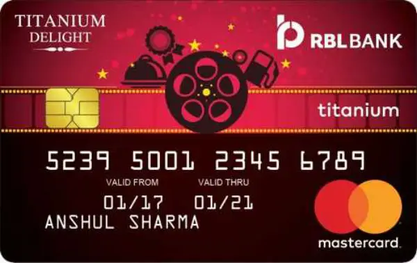 RBL Titanium Delight Credit Card