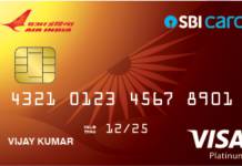 SBI Air India Platinum Credit Card Reviews