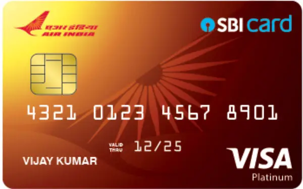 SBI Air India Platinum Credit Card SBI Air India Platinum Credit Card