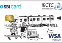 IRCTC SBI Platinum Credit Card