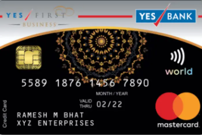 YES First Business Credit Card YES First Business Credit Card