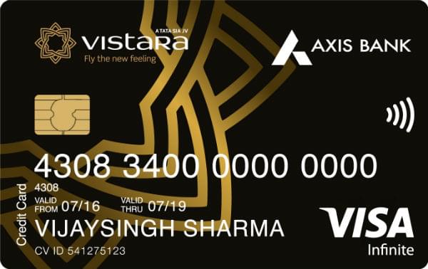 Axis Bank Vistara Credit Card Axis Vistara Credit Card