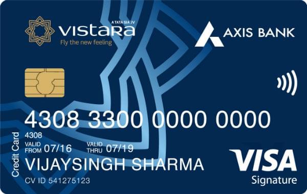 Axis Bank Vistara Signature Credit Card Axis Vistara Signature Credit Card Reviews