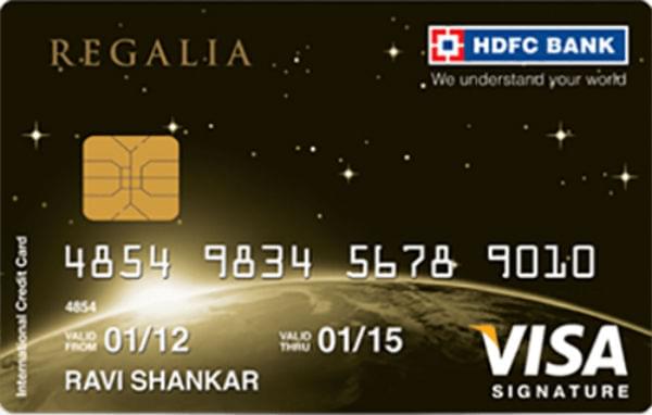 HDFC Regalia Credit Card HDFC Regalia