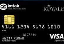 Kotak Royale Signature Credit Card Kotak Royale Signature Credit Card Reviews