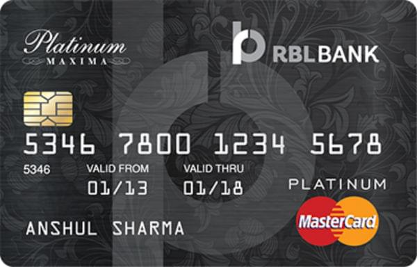 RBL Platinum Maxima Credit Card RBL Platinum Maxima Credit Card Reviews