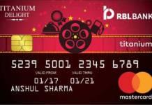 RBL Titanium Delight Credit Card